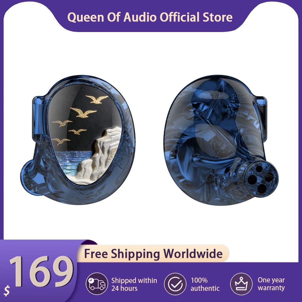 Planar Magnetic Iem Earphones - ใหม่เซเลสท์ ฟีนิกซ์คอล 2.0 หูฟัง 2DD+2BA+2FPD หูฟังชนิดใส่ในหูไฮบริด