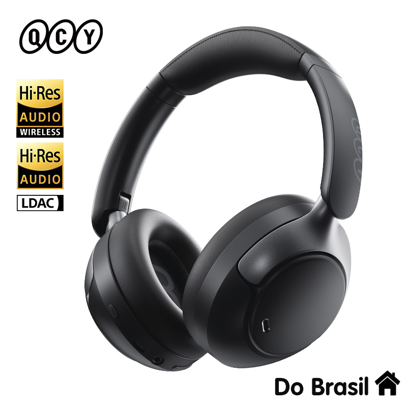 Anc Wireless Over Ear Headphones - QCY H3 PRO Adaptive ANC หูฟังไร้สายชุดหูฟัง