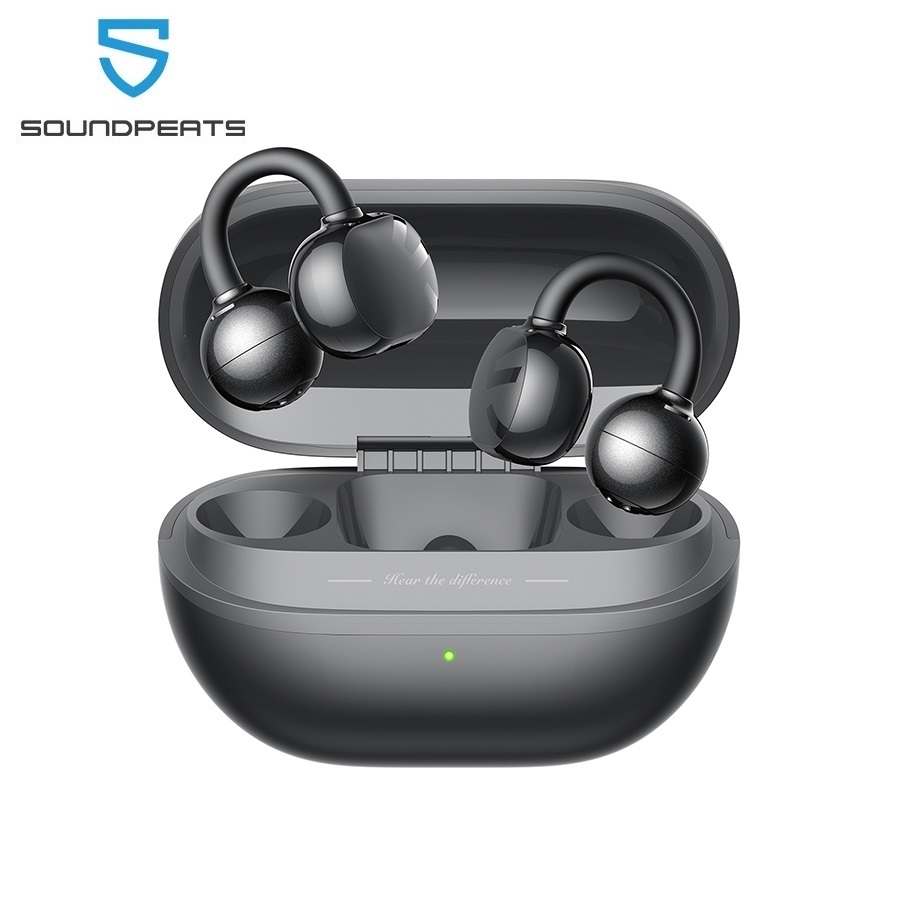 Open Ear Air Conduction Headphones - หูฟังไร้สาย SoundPEATS POP Clip บลูทูธ 5.4