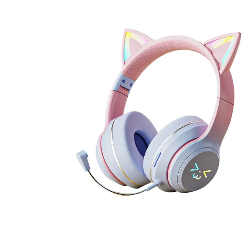 หูฟังบลูทูธไร้สายแบบหูแมว พร้อ - Cat Ear Bluetooth Headset Led บทวิจารณ์และราคา