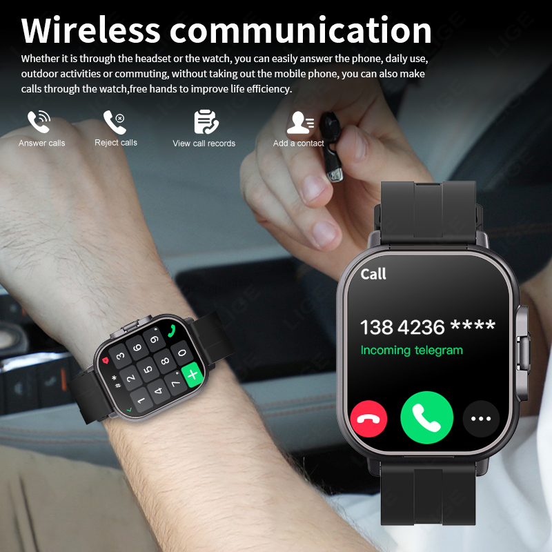 LIGE สมาร์ทวอทช์ 2-in-1 รุ่นให - Tws Earbuds Bluetooth 5.3 บทวิจารณ์และราคา
