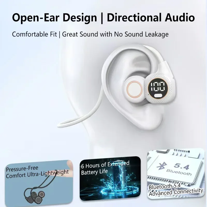 หูฟังบลูทูธแบบส่งสัญญาณผ่านกระ - Bone Conduction Running Headphones บทวิจารณ์และราคา