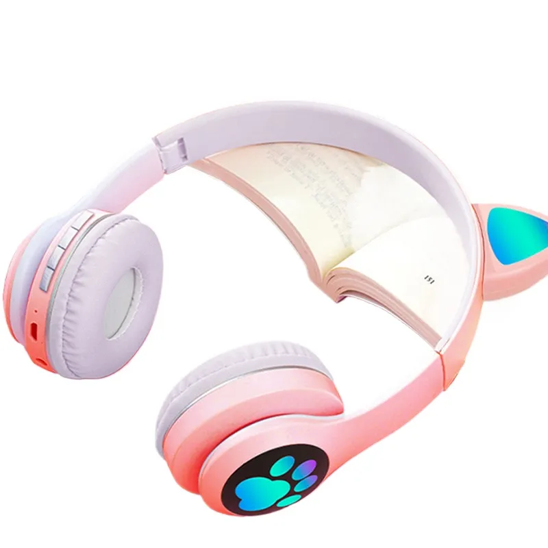 หูฟังไร้สายแบบหูแมว บลูทูธ 5.4 - Cat Ear Bluetooth Headset Led บทวิจารณ์และราคา