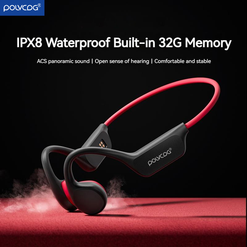 POLVCDG ชุดหูฟังแบบนำเสียงผ่าน - Bone Conduction Running Headphones บทวิจารณ์และราคา