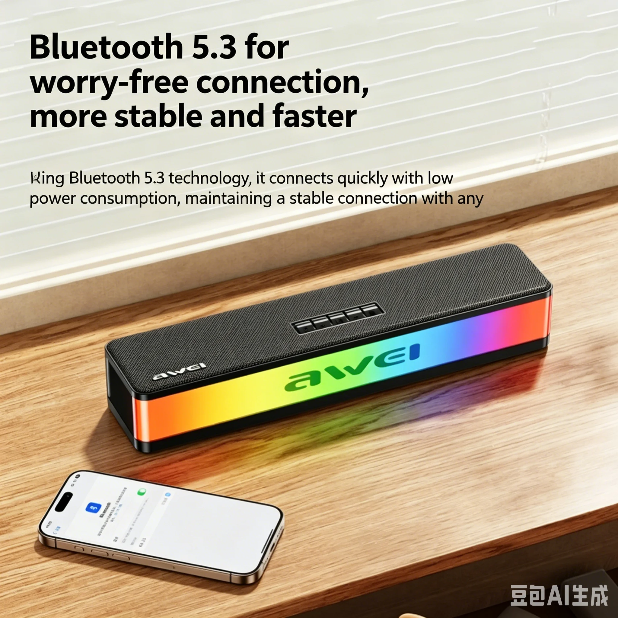 RGB ลำโพงบลูทูธซาวด์บาร์ 20W ซ - Rgb Computer Soundbar For Pc บทวิจารณ์และราคา