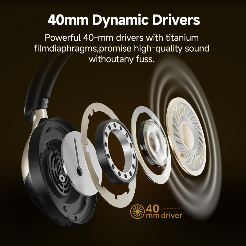 QCY H3 PRO Adaptive ANC หูฟังไ - Anc Wireless Over Ear Headphones บทวิจารณ์และราคา