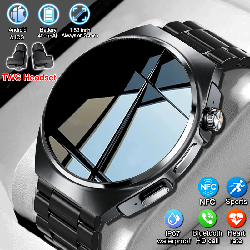 สำหรับผู้ชายและผู้หญิง นาฬิกาอ - Tws Earbuds Bluetooth 5.3 บทวิจารณ์และราคา