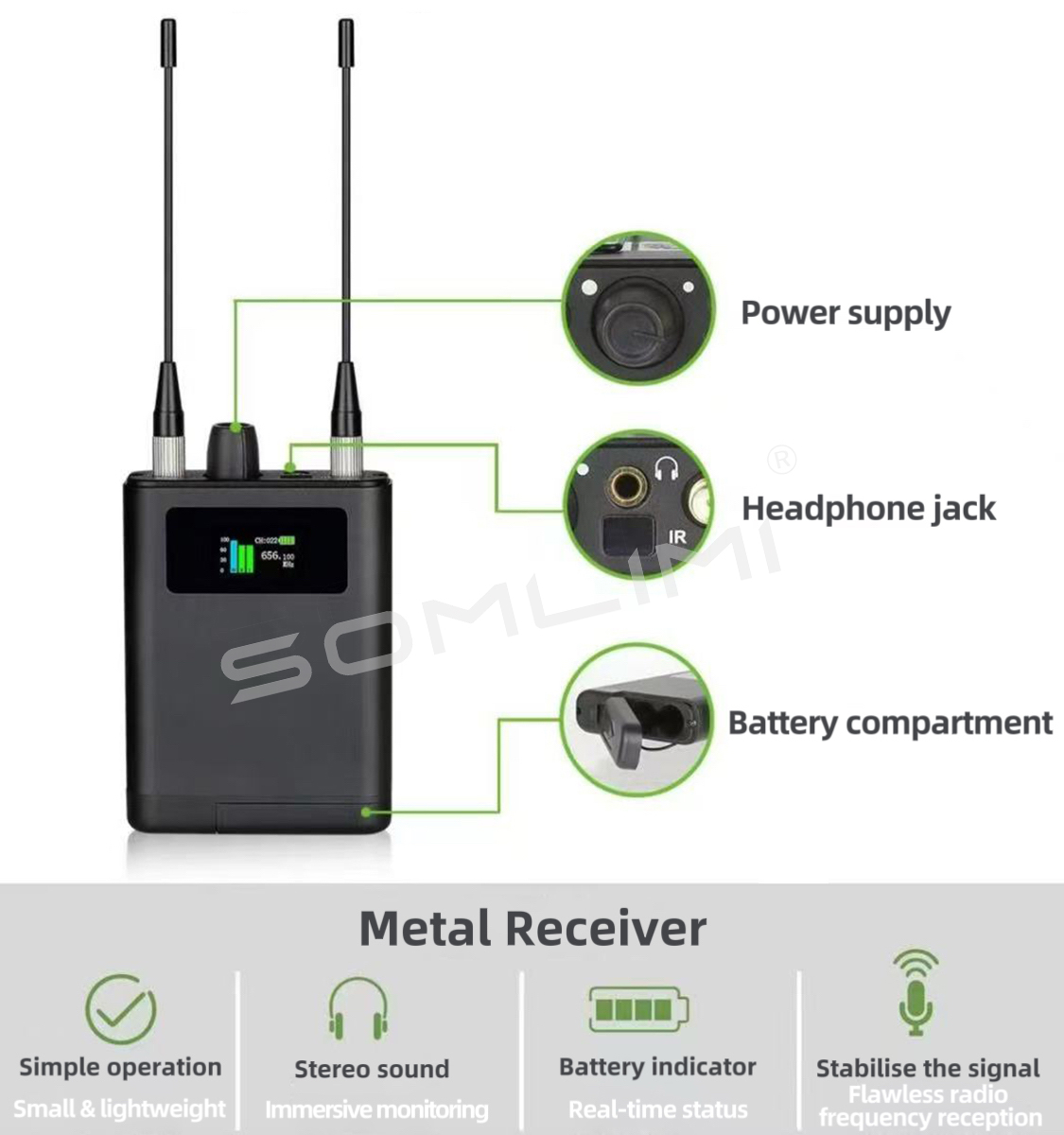 ระบบมอนิเตอร์ไร้สายแบบ In-Ear  - In Ear Monitors For Singers บทวิจารณ์และราคา