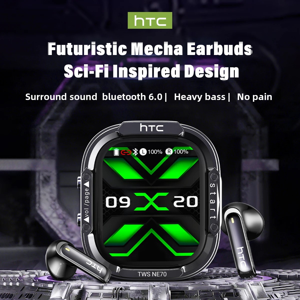 HTC NE70 หูฟังบลูทูธ V6.0 หูฟั - Sleep Mask Headphones Bluetooth บทวิจารณ์และราคา