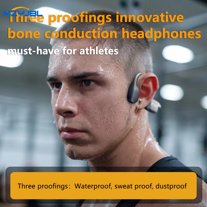 หูฟังบลูทูธ MZYMI แบบคล้องคอ 5 - Bone Conduction Running Headphones บทวิจารณ์และราคา