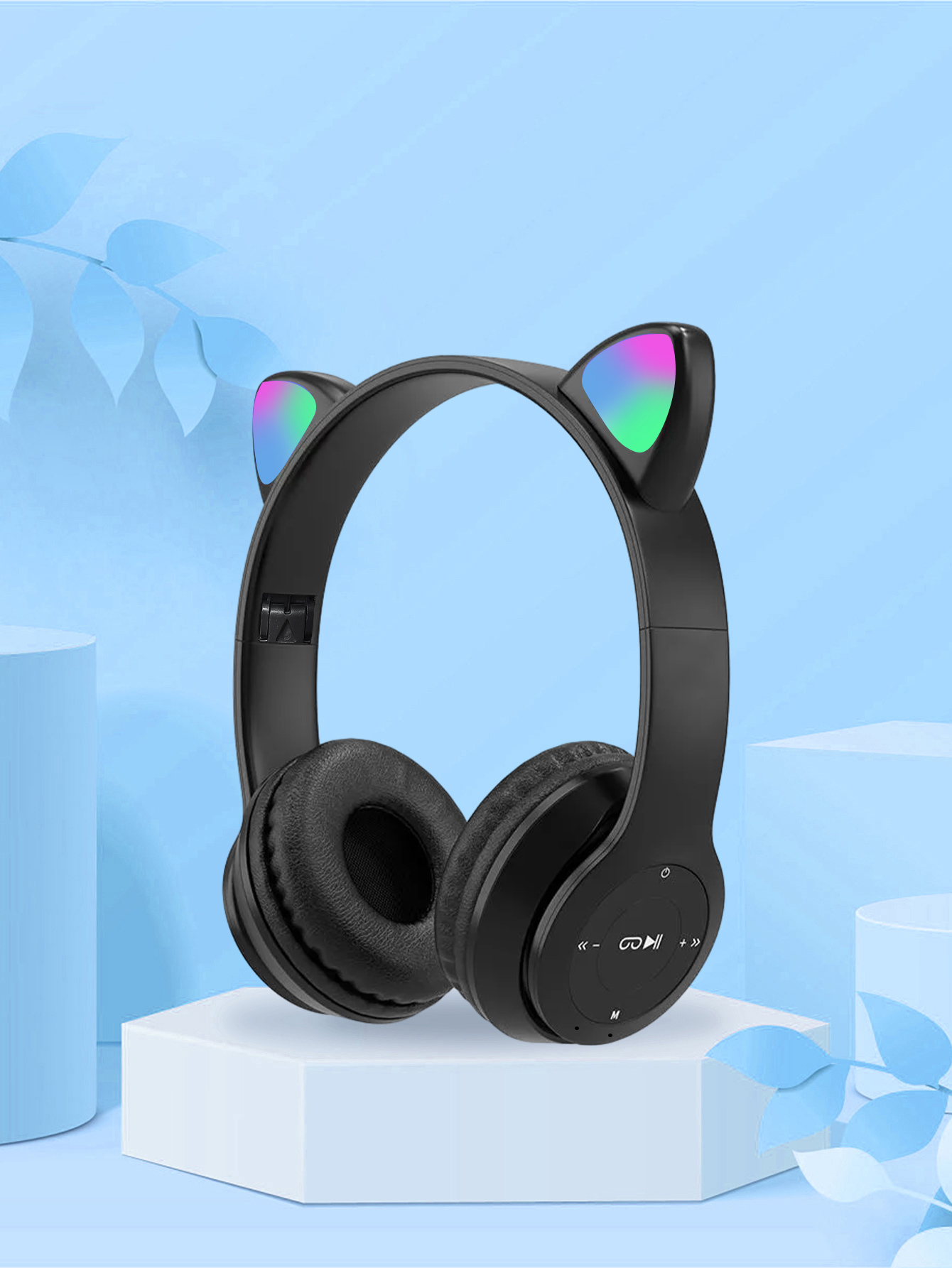 หูฟัง P47M ดีไซน์หูแมว พร้อมไฟ - Cat Ear Bluetooth Headset Led บทวิจารณ์และราคา