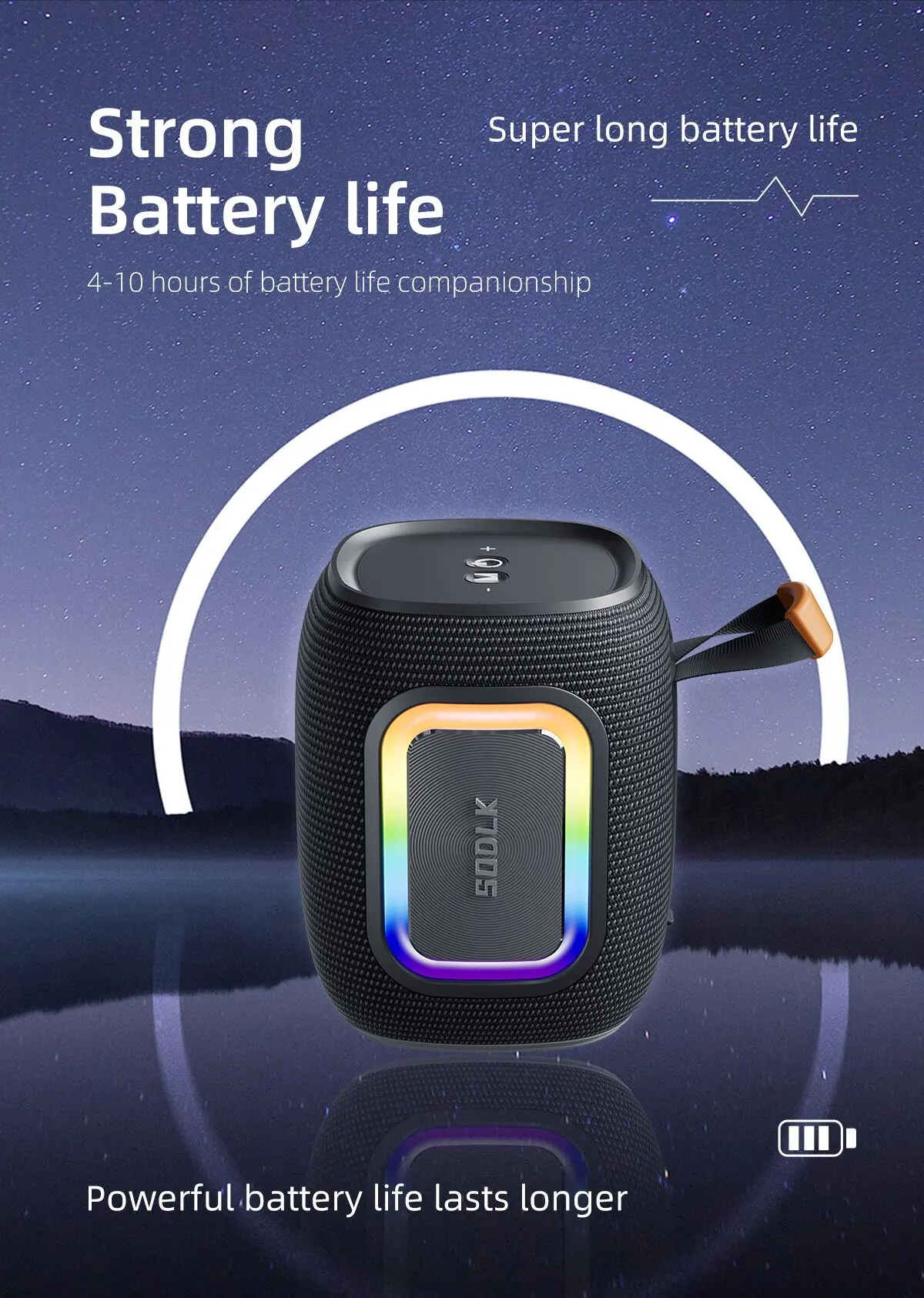 SODLK T26 มินิบลูทูธลำโพงกลางแ - Portable Bluetooth Speaker Waterproof Ipx7 บทวิจารณ์และราคา